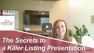 Sioux Falls Real Estate Agent: How to put together a listing presentation