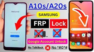 Samsung A10s/A20s FRP Bypass || Google Pattern Lock Unlock || Without Pc || Android 11,12 FRP Bypass