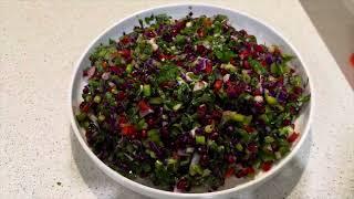 How to make crunchy salad