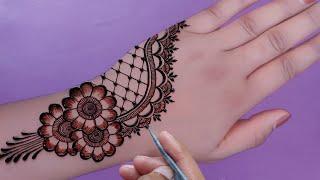 New Floral Back hand mehndi design | simple mehndi | mehndi ka design | Mehndi design | Mehndi