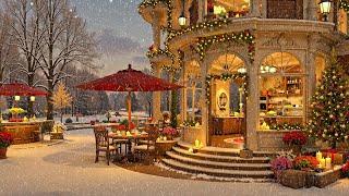 Jazz Relaxing Music at Christmas Coffee Shop Ambience ~ Smooth Christmas Jazz Instrumental Music