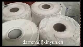 Automatic shrinking wrapper maxi roll paper packing machine