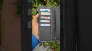 "Handmade Leather Long Wallet | Unique Design | Custom Craftsmanship +923125081127"#leathercraft
