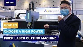 How to Choose a High Power Fiber Laser Cutting Machine | MORN LASER