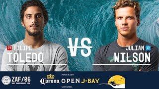 Filipe Toledo vs. Julian Wilson - Semifinals, Heat 2 - Corona Open J-Bay 2017