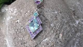 Icy Tourmaline Pendant from Cecile Raley Designs