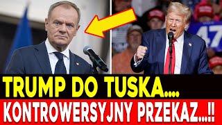 ** BOMBA! TRUMP WŁAŚNIE OGŁOSIŁ – TUSK ZASKOCZONY DECYZJĄ USA! **