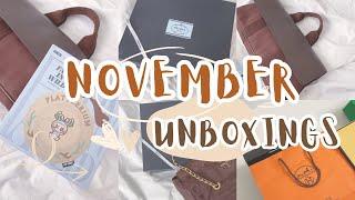 November Bag Unboxings & a Surprise! Hermes, Labubus, Prada and More!