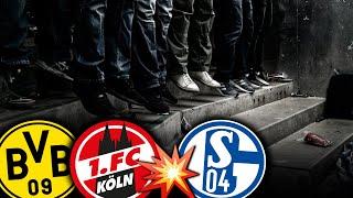 Als Schalke die Stadionverbotler von Köln & Dortmund angriff...