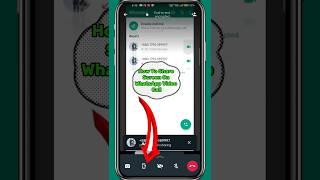 How To Share Screen On WhatsApp Video Call || Whatsapp New Update #shorts #whatsapp #shortvideo