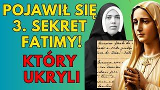 TRZECI SEKRET FATIMY W KOŃCU UJAWNIONY! RĘKOPIS SIOSTRY ŁUCJI WYCHODZI NA JAW.