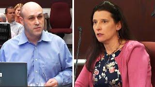 Woman Cross-Examined by Ex-Husband Accused of Abuse