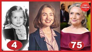 Hillary Clinton Transformation ⭐ From 1 To 75 Years Old