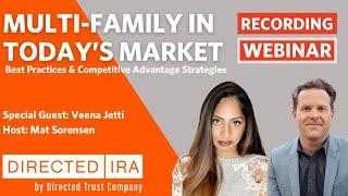 Veena Jetti on Multi Family in Todays Market - Best Practices & Competitive Strategies - Webinar