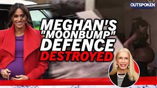 “Farcical! Only gained weight AFTER birth” Meghan Markle "moonbump" destroyed by Lady Colin Campbel