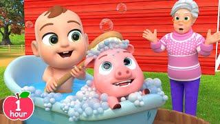 Bath Song with Animals +More Lalafun Nursery Rhymes & Kids Songs