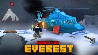 I SURVIVED A HELICOPTER CRASH ON MOUNT EVEREST IN MINECRAFT!