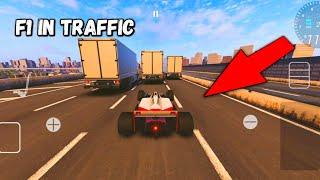 F1 car in City TRAFFIC | Apex Racing