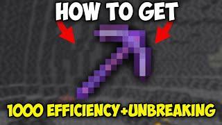 How to Get a 1000 Unbreaking and 1000 Efficiency Pickaxe in Minecraft 1.20.6 - 1.21