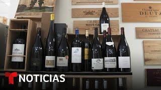 Trump amenaza a la Unión Europea con aranceles del 200% a vinos y licores | Noticias Telemundo