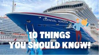 Carnival Horizon: 5 Likes/5 Dislikes!