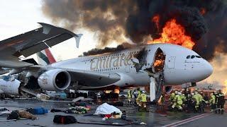 Emirates A380 Emergency Landing Crash at Airport | Air Crash Investigation - What Went Wrong?