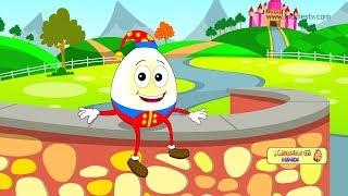 Humpty Dumpty Hindi Rhyme | Kindergarten | Preschool | Best Hindi rhymes |  Kiddiestv Hindi