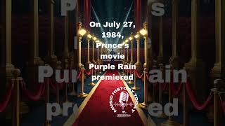 On July 27, 1984, Prince's movie Purple Rain premiered #shorts