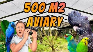 Parrot Heaven & 500m2 Aviary - Riesige Voliere und seltene Kakadus - with Subtitles