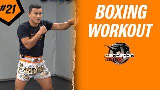 How to improve your Boxing Masterclass! Muay Thai and Kickboxing Heavy Bag Workout -- Class #21