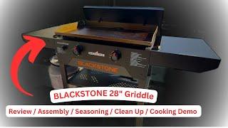 Complete Guide to Blackstone  28" Griddle | Review, Assembly, Seasoning, Cooking Demo and Clean Up