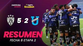 Independiente del Valle 5 - 2 Universidad Católica / Resumen Fecha 8 / 2da Etapa / LigaPro Ecuabet