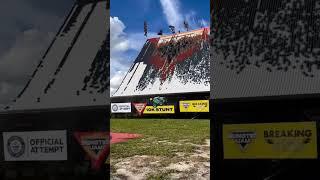 Breaking world records  Monster Jam 10K Stunt #Shorts #MonsterJam