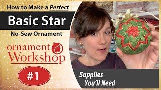 Make a PERFECT No-Sew Quilted Ornament - Part 1