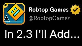 Confirmed 2.3 Geometry Dash Features