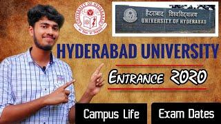 Hyderabad University Entrance Exam 2020 ( Expected Details ) | Hyderabad central university | UET