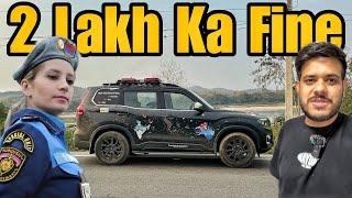 Laos Police Ne Scorpio-N Pe Itna Mota Fine Laga Diya   |India To Australia By Road| #EP-59