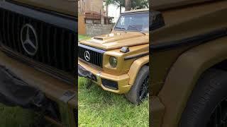 Golden Brabus Mercedes Benz G63 New Interior Design : JVSP Car Interior Designers