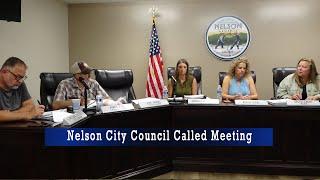 Nelson City Council Called Meeting & Public Hearing (Cherokee Millage Rate)  | July 22, 2024