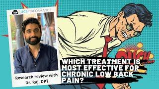 Which low back pain treatment is most effective? | Research review