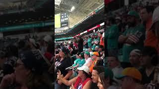 Miracle in Miami from Endzone Row 2 - 12/10/2018 Dolphins vs Patriots