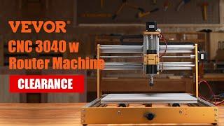 VEVOR CNC Router Machine, DIY 3 Axes Cutting Kit for Wood Metal Acrylic MDF