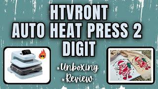 *NEW* HTVRONT Auto Heat Press 2 Digit | How It Works + Review