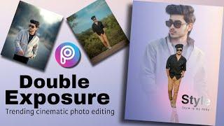 Instagram trending photo editing//double exposure photo editing picsart//picsart editing tutorial//