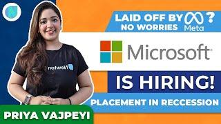 Microsoft Hiring for Software Engineer  & other roles | OffCampus Job Opportunity  | Priya Vajpeyi