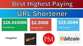 Best Highest Paying URL Shortener 2023 | Without Investment | 400 Rs Daily | Online Earning Pakistan