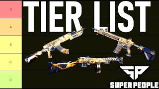 SUPER PEOPLE - WEAPON TIER LIST (The Best Meta Guns)