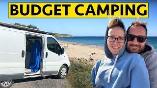 VAN CAMPING WITH BEACH VIEWS FOR £8 A DAY