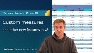 Finally! Custom measures and more in version 8!