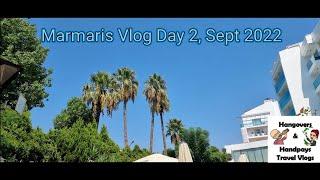 Marmaris Turkey Vlog Day 2, Sept 2022 | Spa | Beach | Yiamas | Blue bay platinum